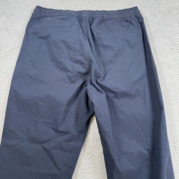 S J.Crew Pants Mens M Blue Stretch Twill Jogger Drawstring Casual Elastic Waist - Picture 8 of 11